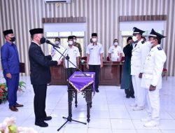 Bupati Way Kanan Lantik Kakam Serupa Indah (Sunarno) dan PJ Kakam Beringin jaya (Mulyadi).