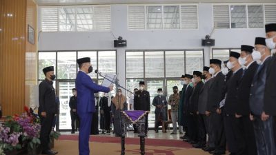 Pejabat Tinggi Pratama, Administrator dan Pengawas Pemkab Way Kanan Dilantik