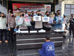 Konferensi Pres Berhasil Mengungkap Pelaku Pembunuhan di Way Tuba.