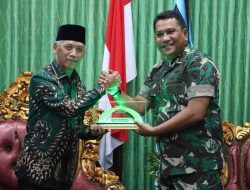 Danrem 043 Garuda Hitam Kunjungi Pemkab Pringsewu