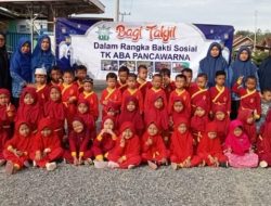 TK ABA Panca Warna Mesuji Rutin Bagikan Ta’jil