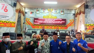 Raih Semua Suara DPRD, Ardian Saputra Terpilih Jadi Wabup Lampura