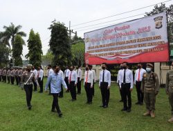 Bupati Way Kanan Pimpin Apel Gelar Pasukan Operasi Ketupat 2022