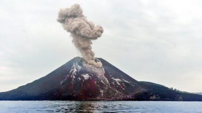 Level III Aktivitas Gunung Anak Krakatau, MDMC Lampung Beri Himbauan