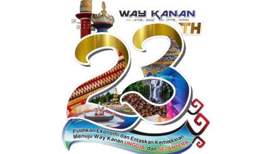 Download Logo HUT Way Kanan Ke 23 PNG dan Banner