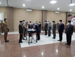 9 Pejabat Pimpinan Tinggi Pratama Pemkab Pringsewu Dilantik