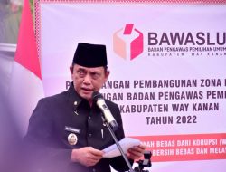 Video Streaming : Wakil Bupati Hadir Berikan Sambutan Pada Apel Pencanangan RB Zona Integritas Bawaslu Way Kanan