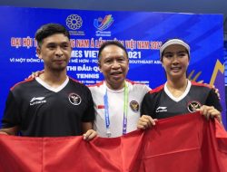 Christo dan Aldila Sumbang Emas Cabor Ganda Campuran Tenis SEA Games 2021 Vietnam