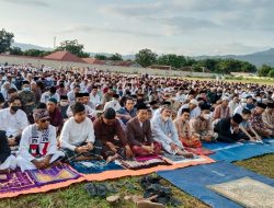 PC. Muhammadiyah Randudongkal Laksanakan Sholat Ied di Lapangan Mariko