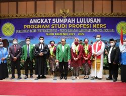 UMJ Gelar Angkat Sumpah Lulusan Program Studi Profesi Ners TA 2021/2022