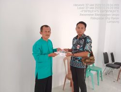 Wartamu.id Berikan Bantuan Pembangunan Gedung Dakwah Muhammadiyah Way Kanan Lewat Lazismu