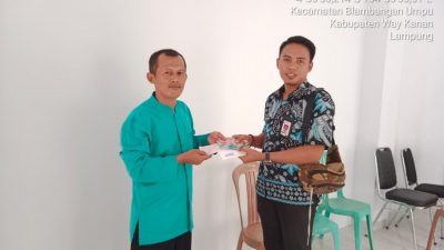 Wartamu.id Berikan Bantuan Pembangunan Gedung Dakwah Muhammadiyah Way Kanan Lewat Lazismu