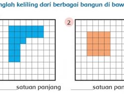 Cara Menghitung Keliling Dengan Satuan Tidak Baku