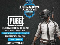 Turnamen E-Sport Piala Bupati Kab. Way Kanan 2022 Digelar, Yuk Daftar !