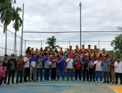 Kadispora Buka Open Turnamen Vollyball di Kampung Rantau Temiang