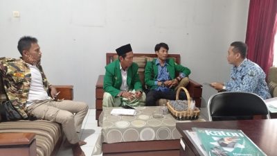 Gelar Diklatsar Banser, PAC GP Ansor Kunjungi Pemerintah Kecamatan Gempol