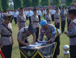 Sembilan Pejabat Polres Lampung Utara Resmi Berganti