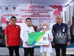 Wabup Lampura Hadiri Kegiatan Festival UMKM Yang Diselenggarakan BMI