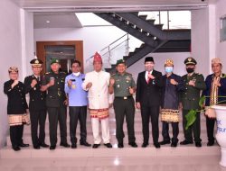 Pemkab Way Kanan Ikuti Upacara Peringatan Harlah Pancasila Tahun 2022 Secara Virtual