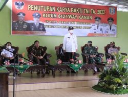 Karya Bhakti TNI 2022, Program Terpadu Lintas Sektoral Pemkab Way Kanan