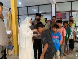 Hari Bhayangkara Ke-76,  Polres Bima Santuni Anak Yatim dan Do’a Bersama