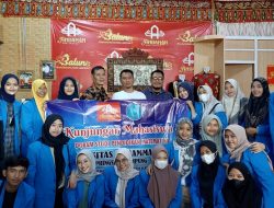 Praktik Kewirausahaan, Mahasiswa Matematika UMPRI Kunjungi CV. Andanan Batik Lampung