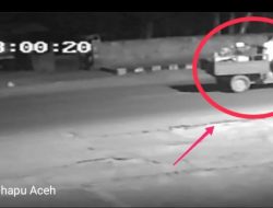 Terekam CCTV, Kawanan Pencuri Lancarkan Aksinya dengan Bentor
