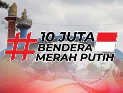Semarak HUT RI ke-77, Pemkab Way Kanan Adakan Gerakan Pembagian 10 Juta Bendera Merah Putih