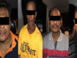 Asik Judi Remi, Empat Pelaku Dibekuk Polisi