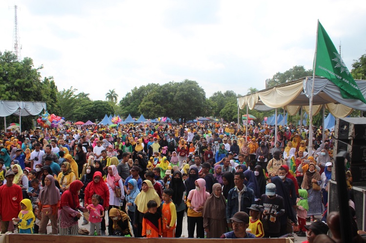 42.000 Peserta, Jalan Sehat PDM Tegal Ikut Bangkitkan UMKM Pasca Pandemi
