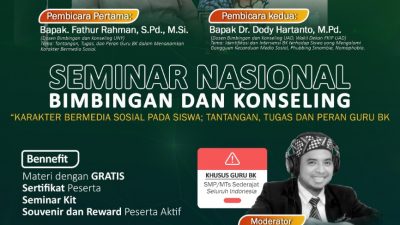 Gratis ! SMA Muhi Yogja Buka Pendaftaran Seminar Nasional Guru BK se-Indonesia