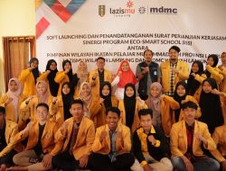 LAZISMU, IPM dan MDMC Lampung Tandatangani Sinergi Program Eco-Smart School