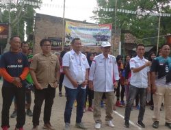 Kunjungi Way Tuba Asri, Wabup Ali Rahman Saksikan Langsung Pertandingan Tournamen Volleyball Bupati Cup 2022