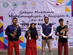 Semarak Muktamar 48, PDM Rembang Gelar Jalan Sehat Hingga Bola Volly Cup