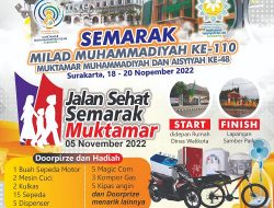 Sepeda Motor Jadi Hadiah Utama Jalan Sehat Semarak Milad Muhammadiyah dan Aisyiyah ke110