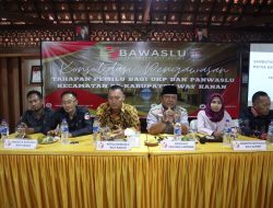 Konsolidasi Pengawasan Tahapan, Bawaslu Way Kanan Ajak OKP Awasi Pemilu 2024.