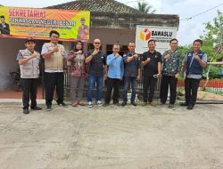 Mantapkan Persiapan Penanganan Pelanggaran Oleh Panwascam, Bawaslu Way Kanan Lakukan Supervisi.
