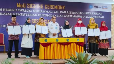 STIKes Muhammadiyah Tegal Kerjasama dengan Kanwil Kemenkuham Jateng
