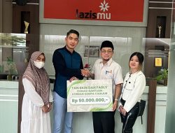 Fadly Faisal dan TAN Skin Amanahkan Donasi Lewat Lazismu