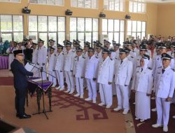 PJ. Kepala Kampung Pemkab Way Kanan Dilantik