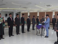 Pejabat Pimpinan Tinggi Pratama Pemkab Way Kanan Dilantik