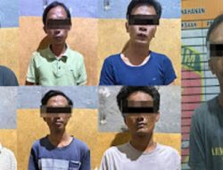 Polres Way Kanan Ringkus 7 Pelaku Pungli Jalinsum Kampung Banjar Masin.