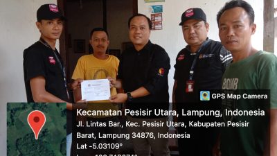 Tahapan Pemilu 2024, Pantarlih Coklit anggota bawaslu Pesisir Barat