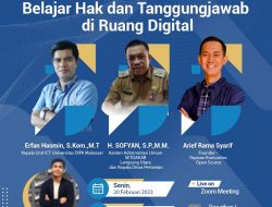 Kemen Kominfo RI Akan Adakan Webinar Di SMPN 7 Kotabumi.