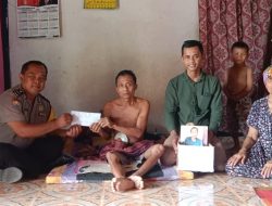 Polisi Galang Donasi Untuk Operasi Parman Warga Pakuan Ratu Way Kanan