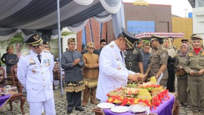 Pemkab Way Kanan Gelar Upacara Peringatan HUT Lampung ke-59 Tahun