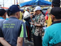 Kemenag Way Kanan Lakukan Kampanye Mandatory Halal 2024 Di Pasar-Pasar