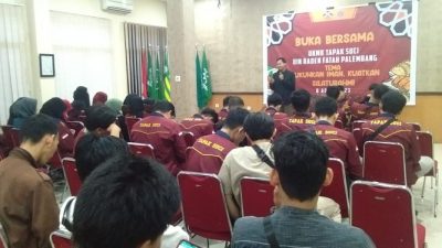 Bukber menggembirakan UKMK Tapak Suci UIN Palembang