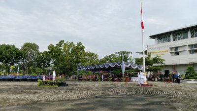 Apel Khusus ASN Yang Tidak Masuk Kerja Pasca Libur Lebaran, Warnai Upacara HUT Ke-24 Way Kanan