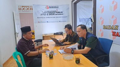 Peratin Negeri Ratu Ngambur Penuhi Panggilan Bawaslu Pesisir Barat